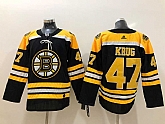 Boston Bruins 74 Krug Black Adidas Stitched Jersey